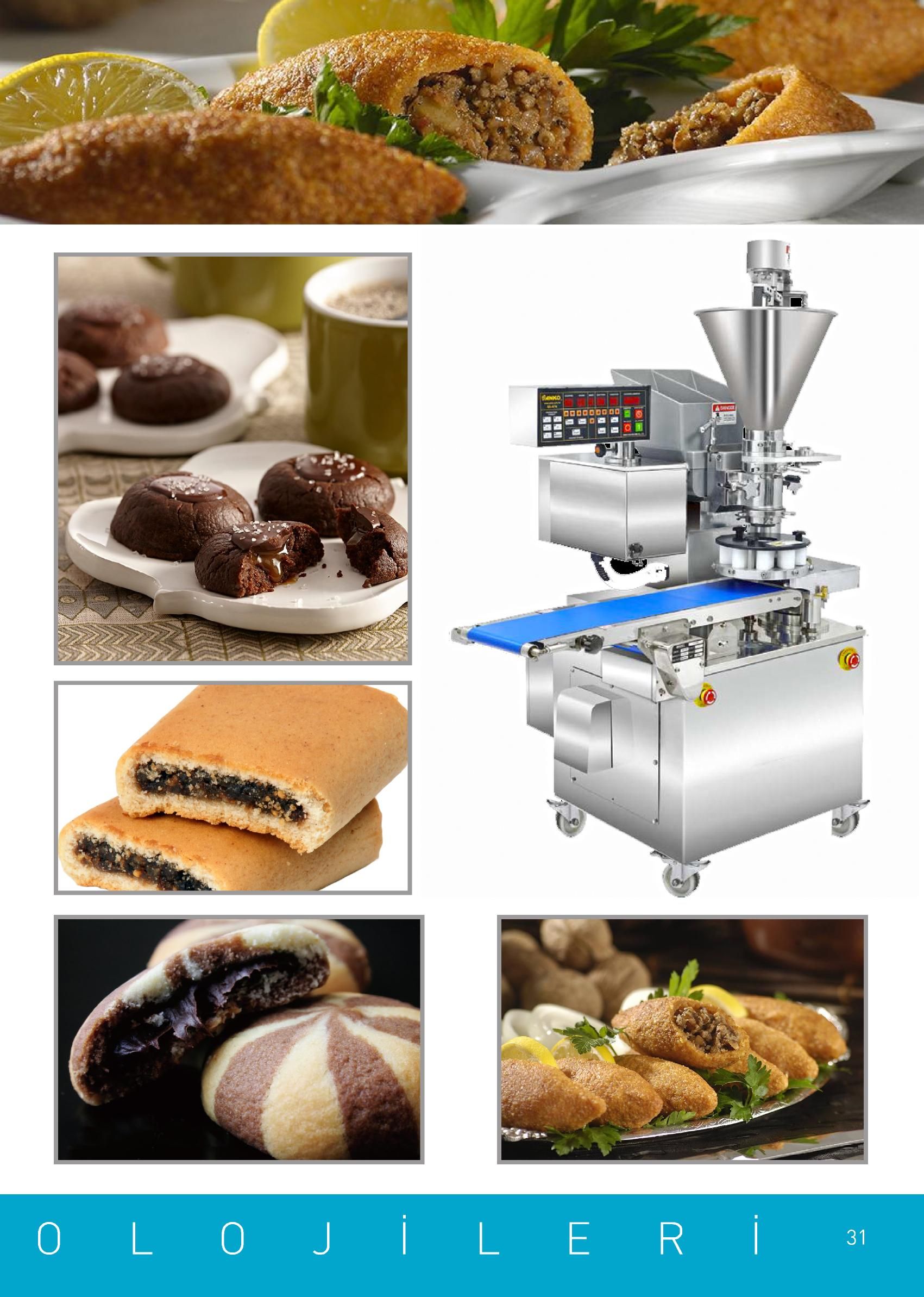 İçi dolgusuz kurabiye makinaları